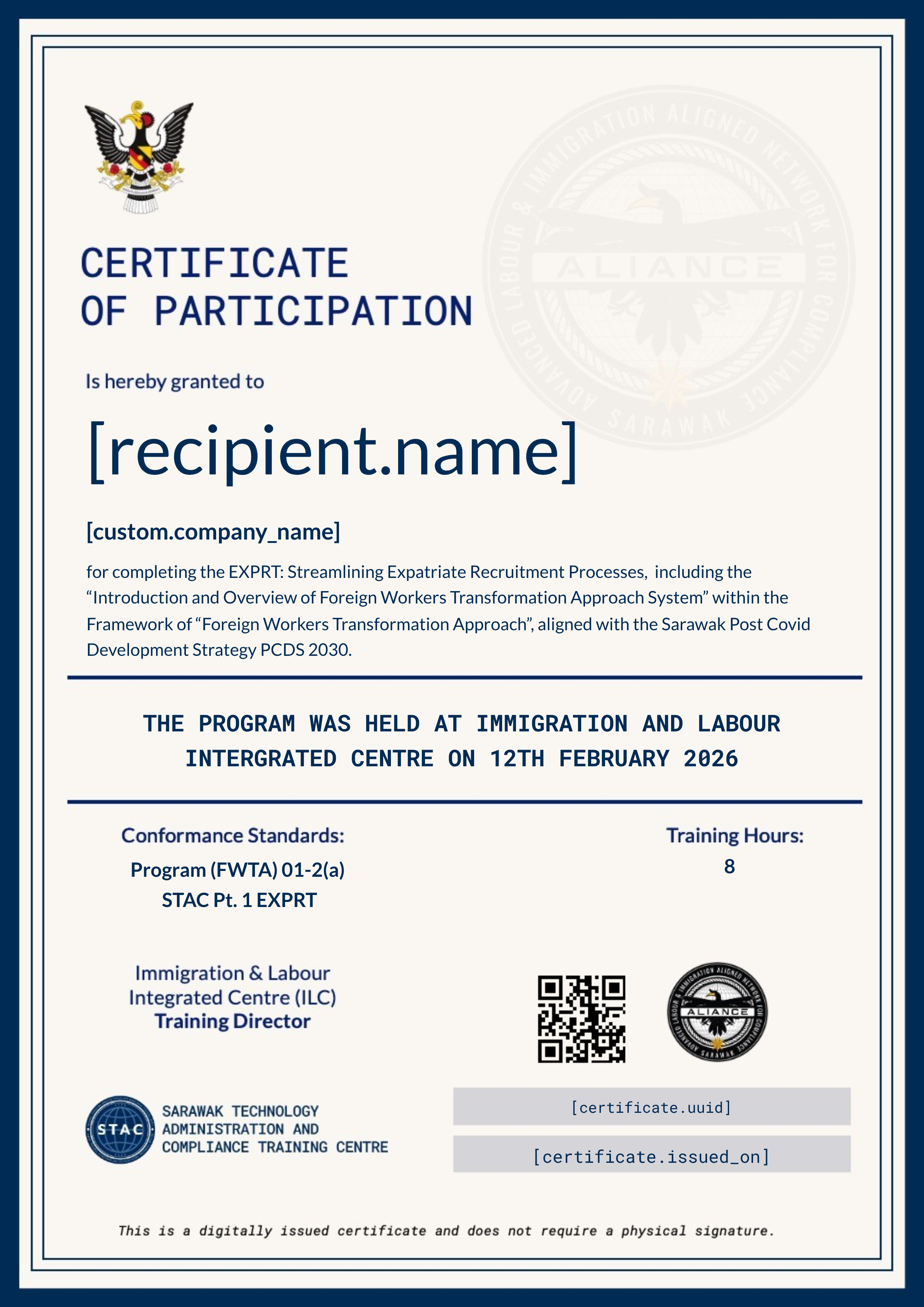 ✅ STAC | EXPRT Training 12th February 2026 (Companies) certificate