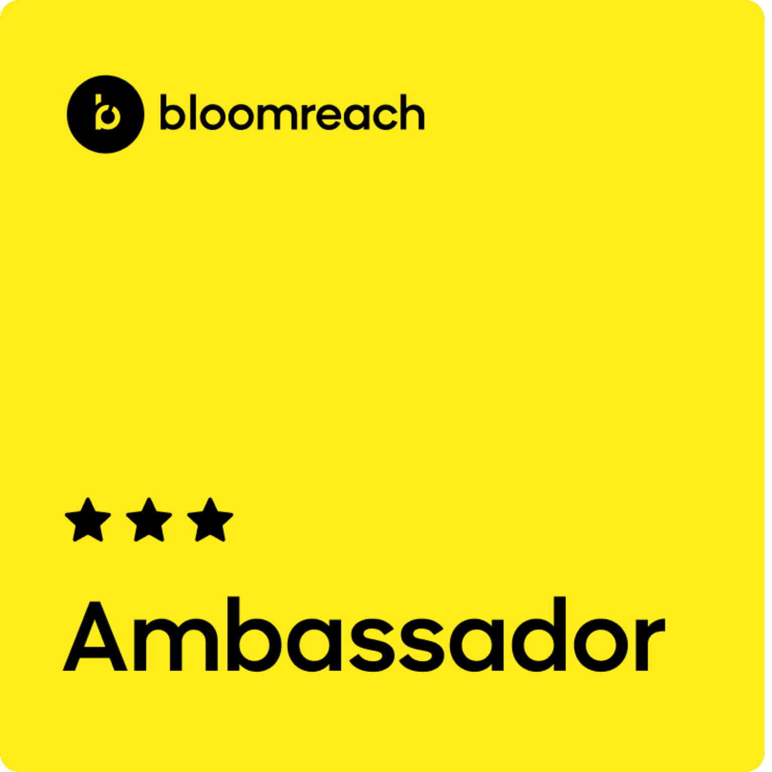 Bloomreach Ambassador badge