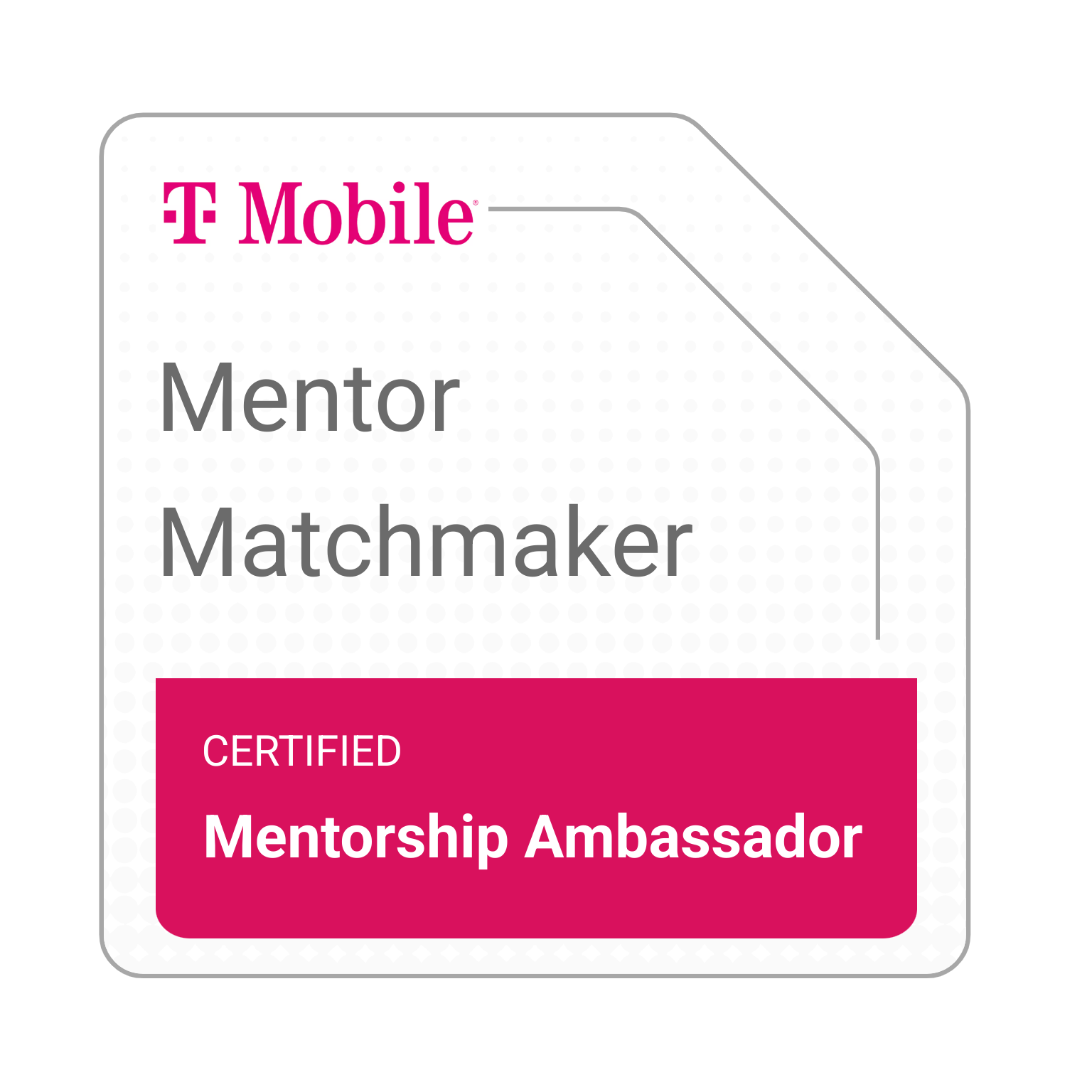Mentorship Ambassador badge
