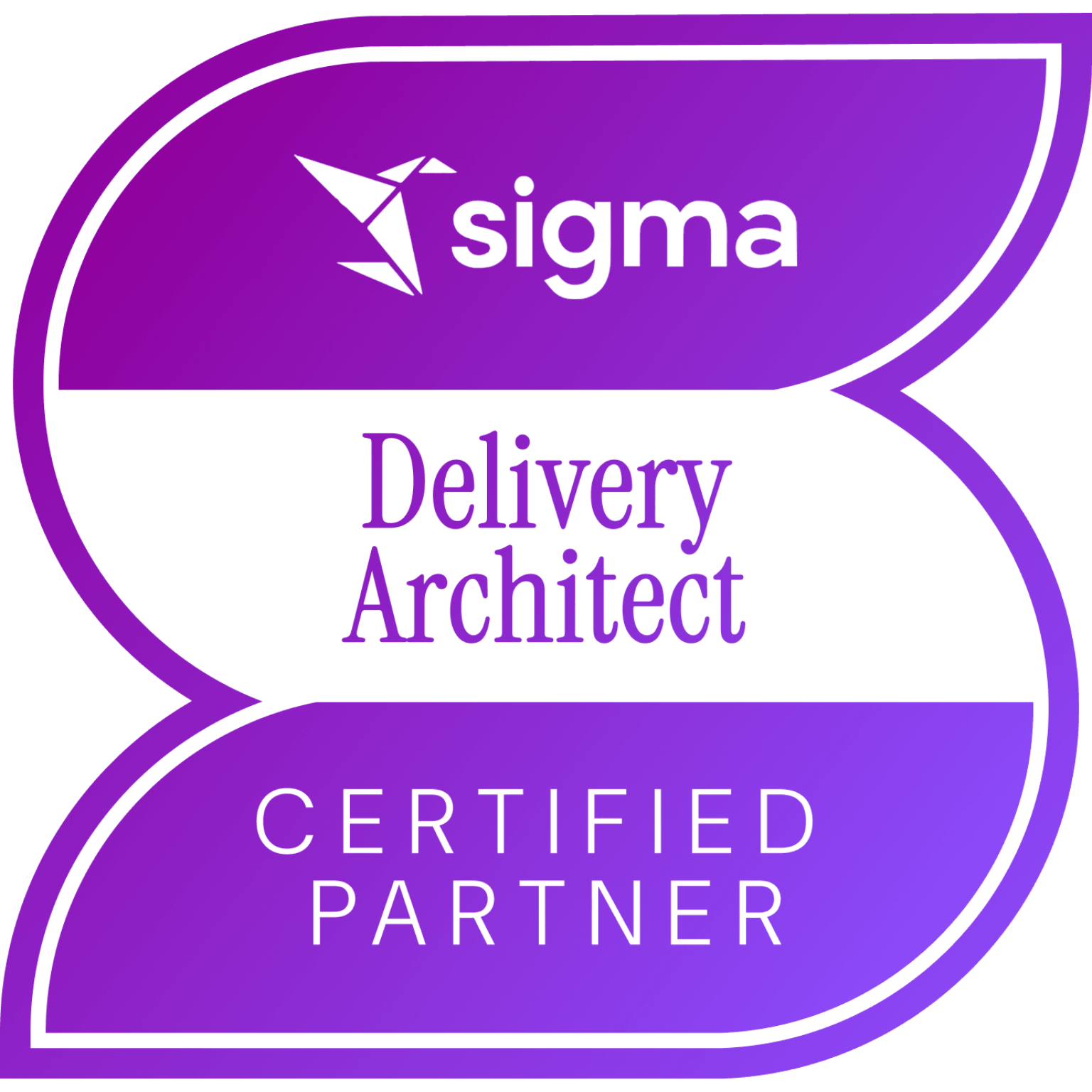 Sigma Partner Delivery Architect badge