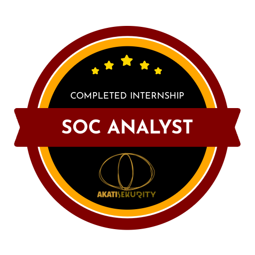 Cybersecurity Internship 2024 badge