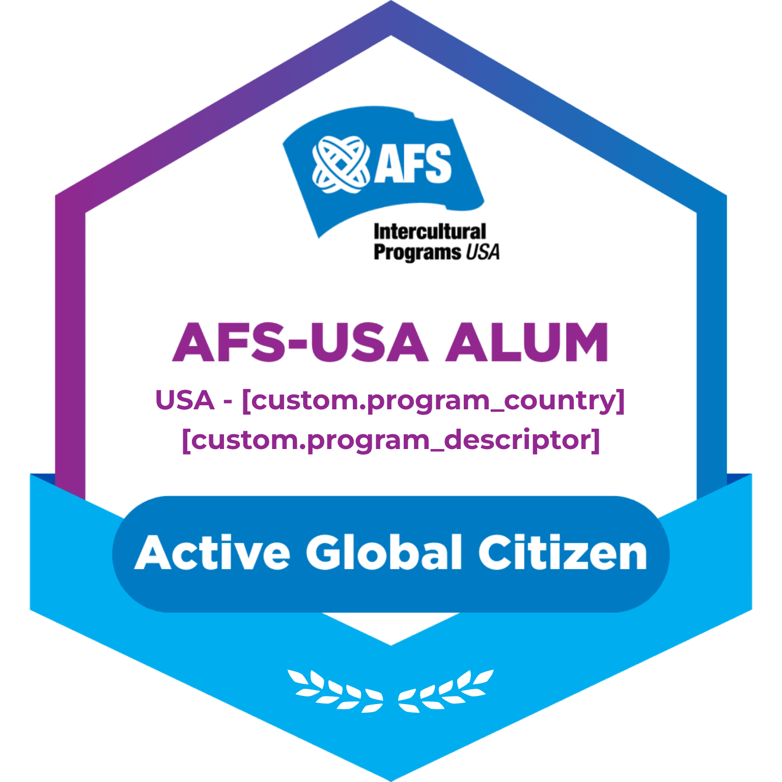 AFS-USA Core Programs badge