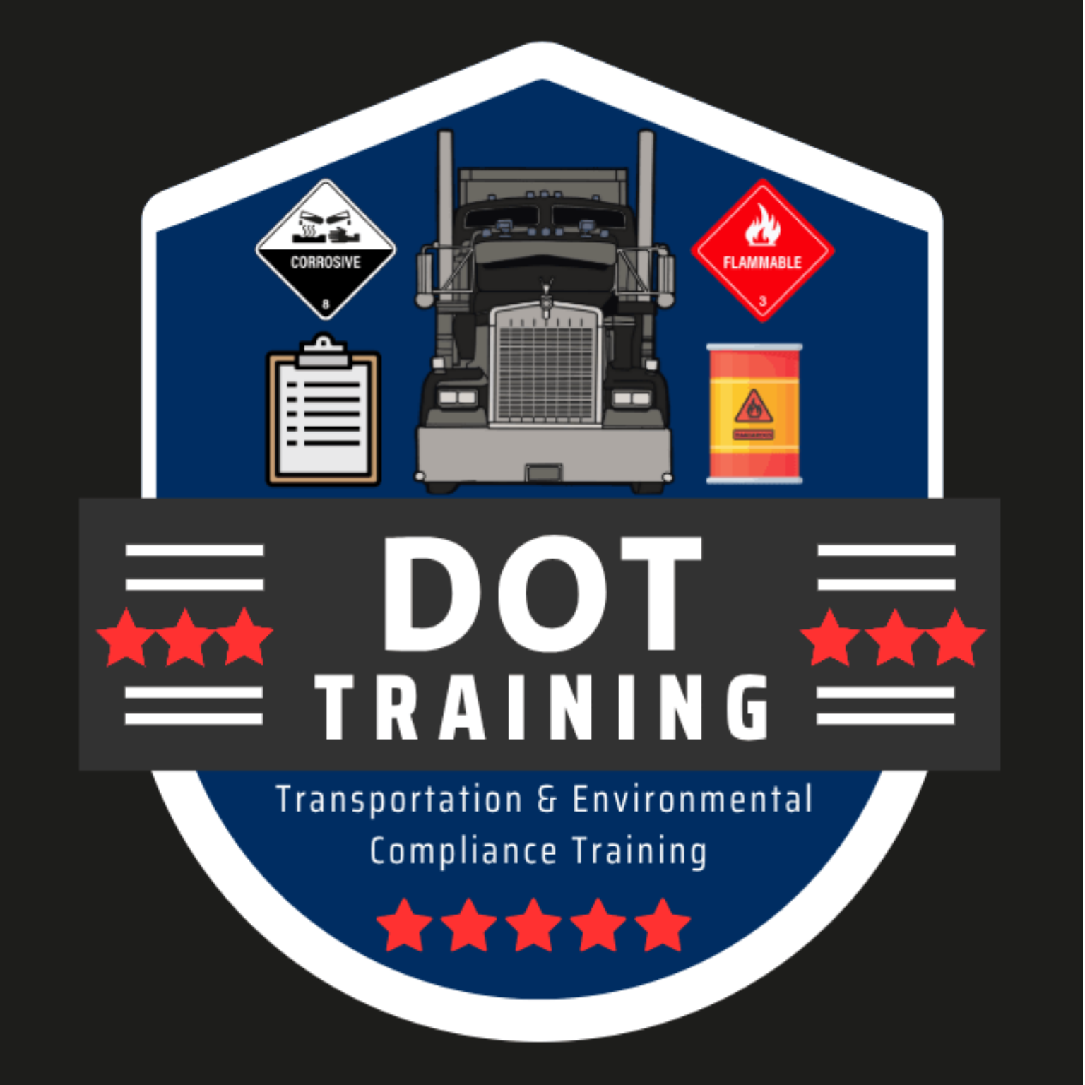 L&D DOT HAZMAT Awareness Training badge
