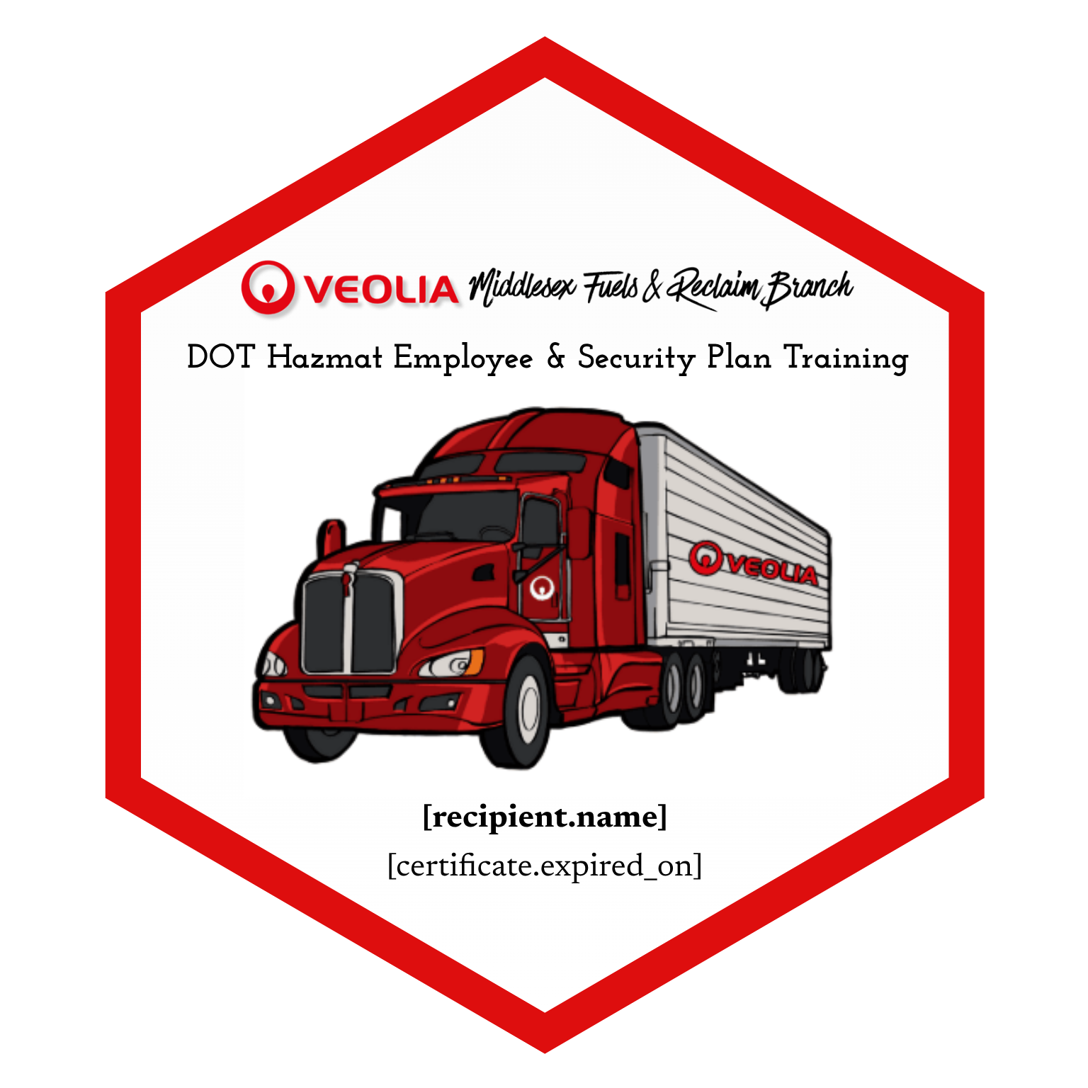 MDX - DOT & Security Plan Training Badge