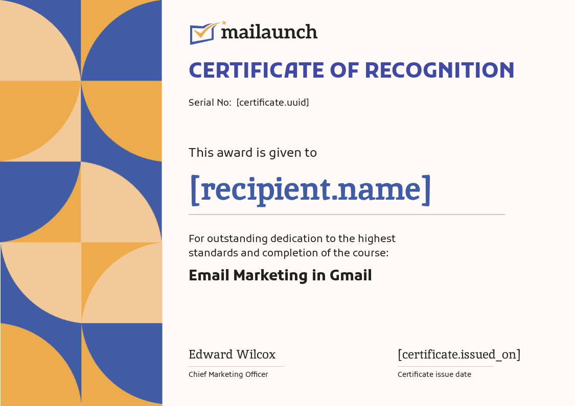 Microsoft Outlook for Pros 2.0 certificate