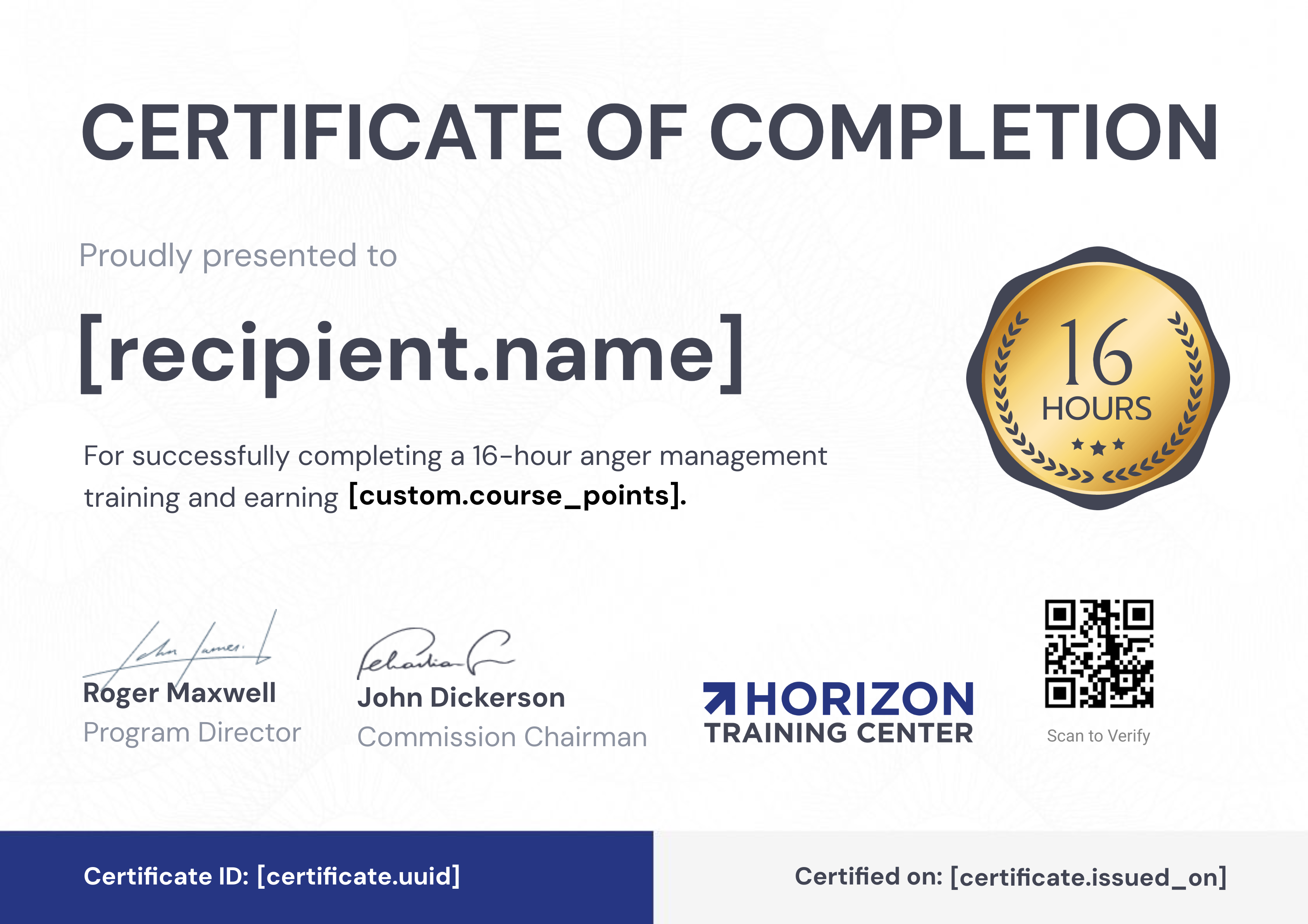 Google Forms Submissions certificate