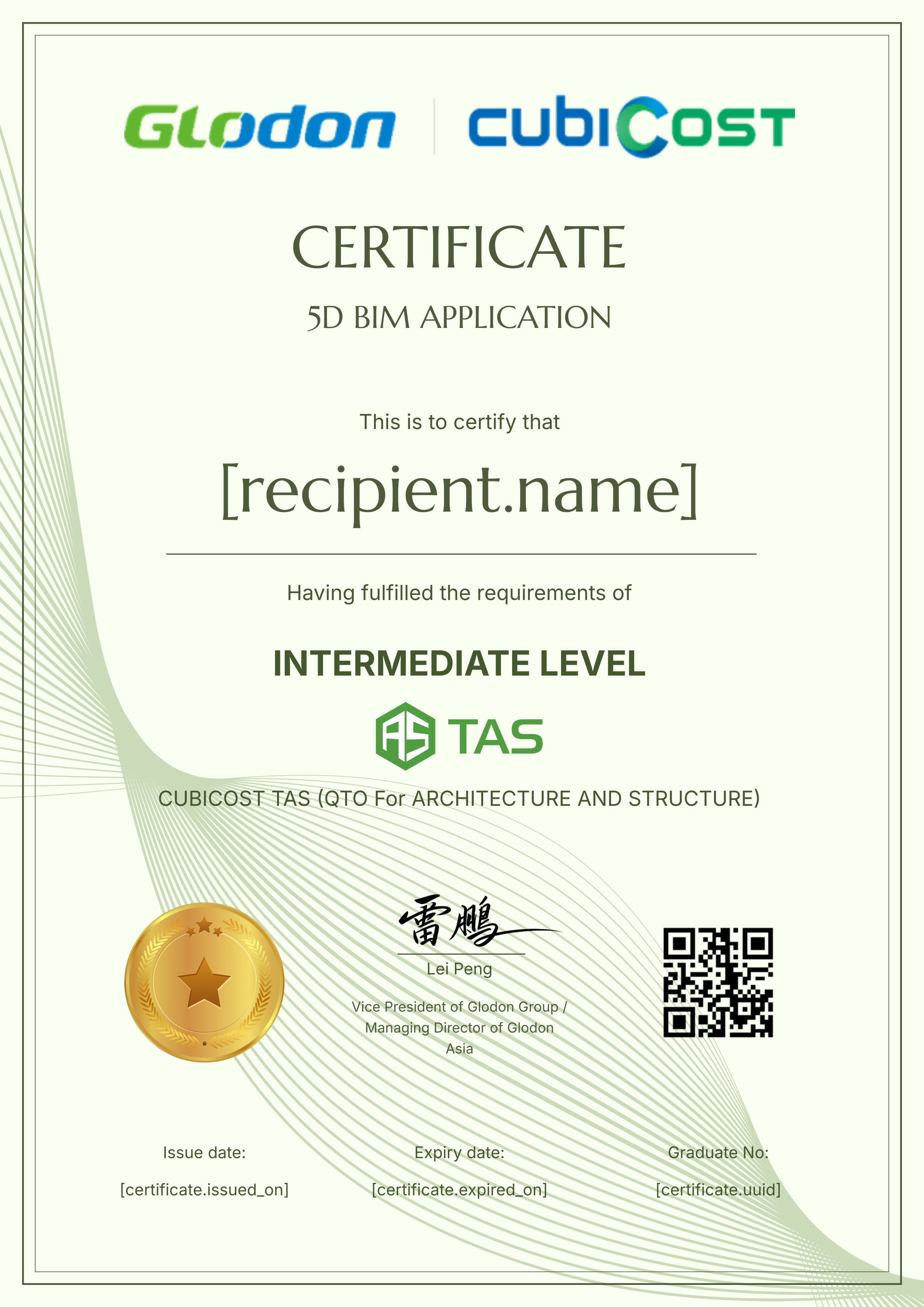 MY-TAS-INTERMEDIATE-PERSONAL certificate
