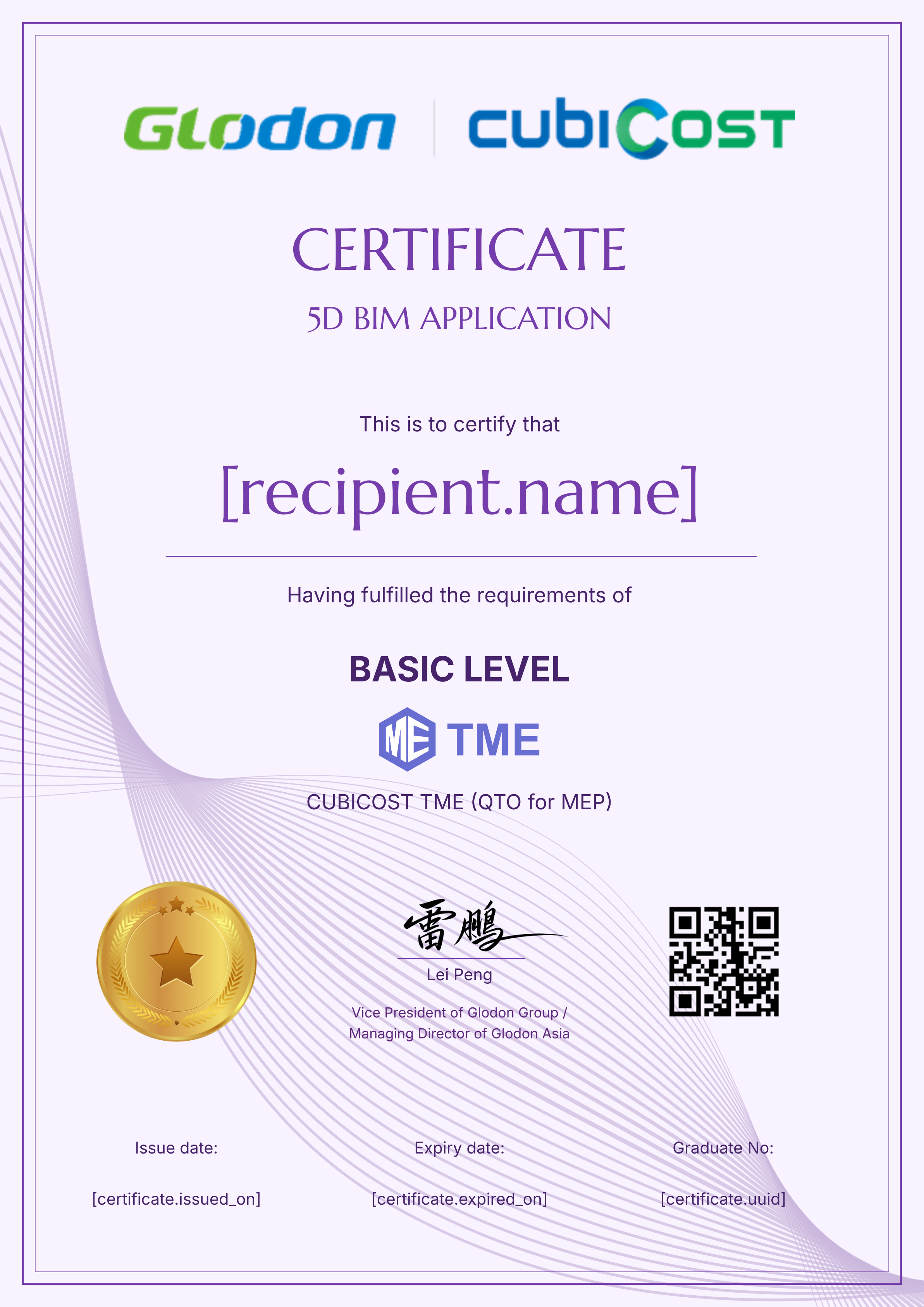 SG-TME-BASIC-PERSONAL certificate