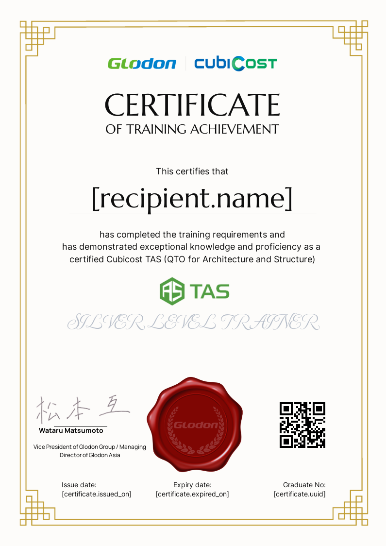 SG-TAS-TRAINER-SILVER certificate