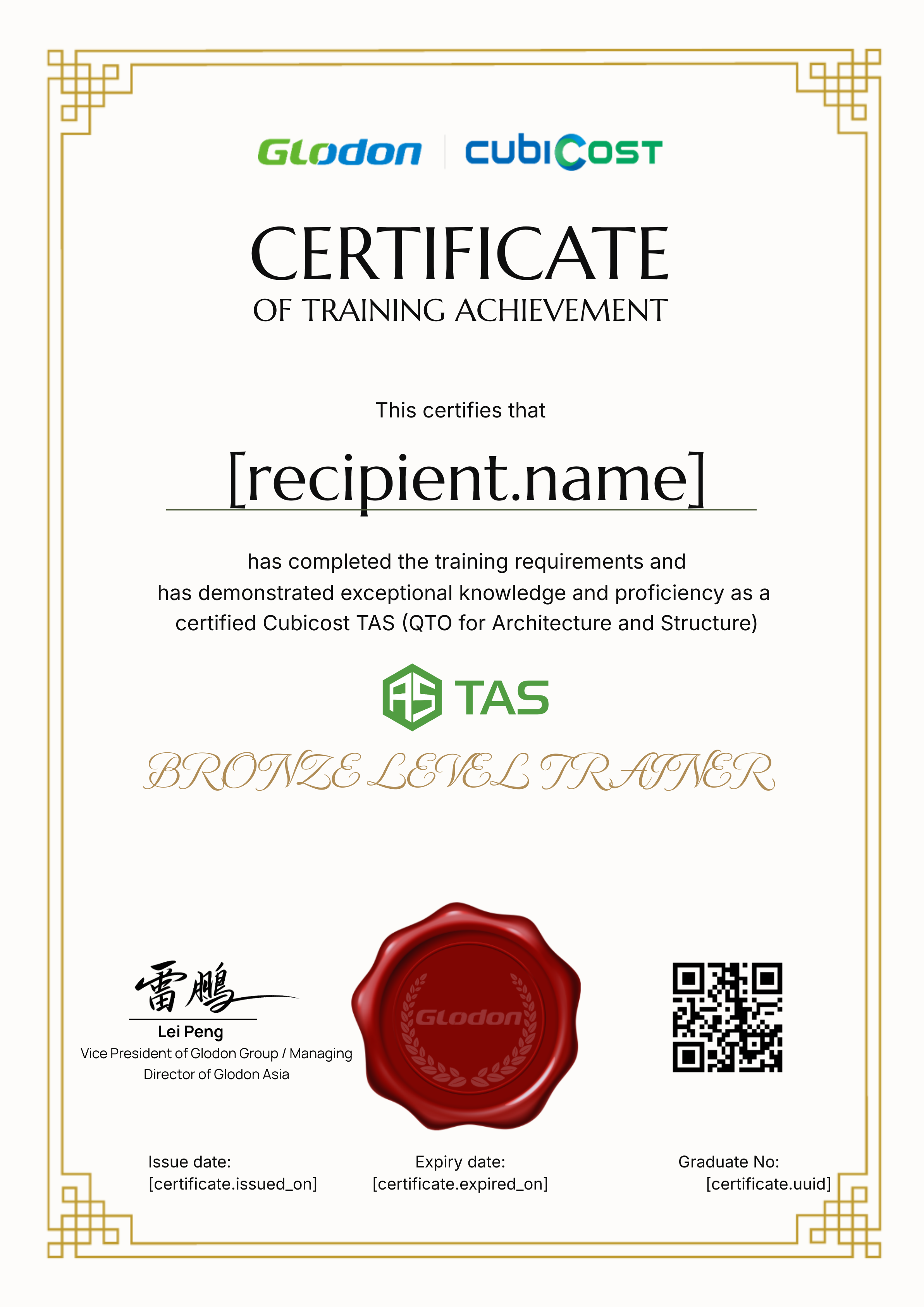 ID-TAS-BRONZE-TRAINER certificate