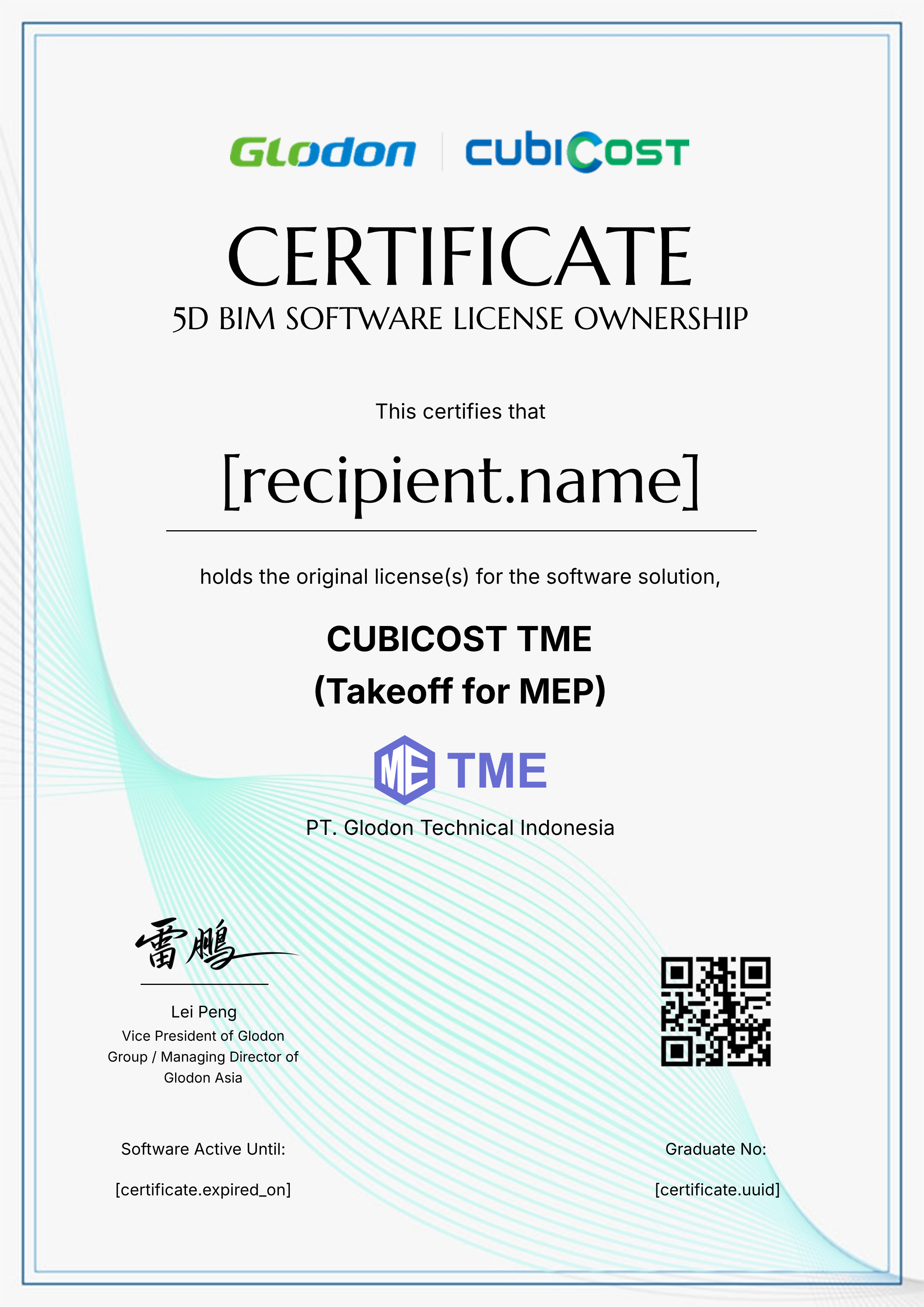 ID-TME-LICENSE OWNERSHIP-ENTERPRISE certificate