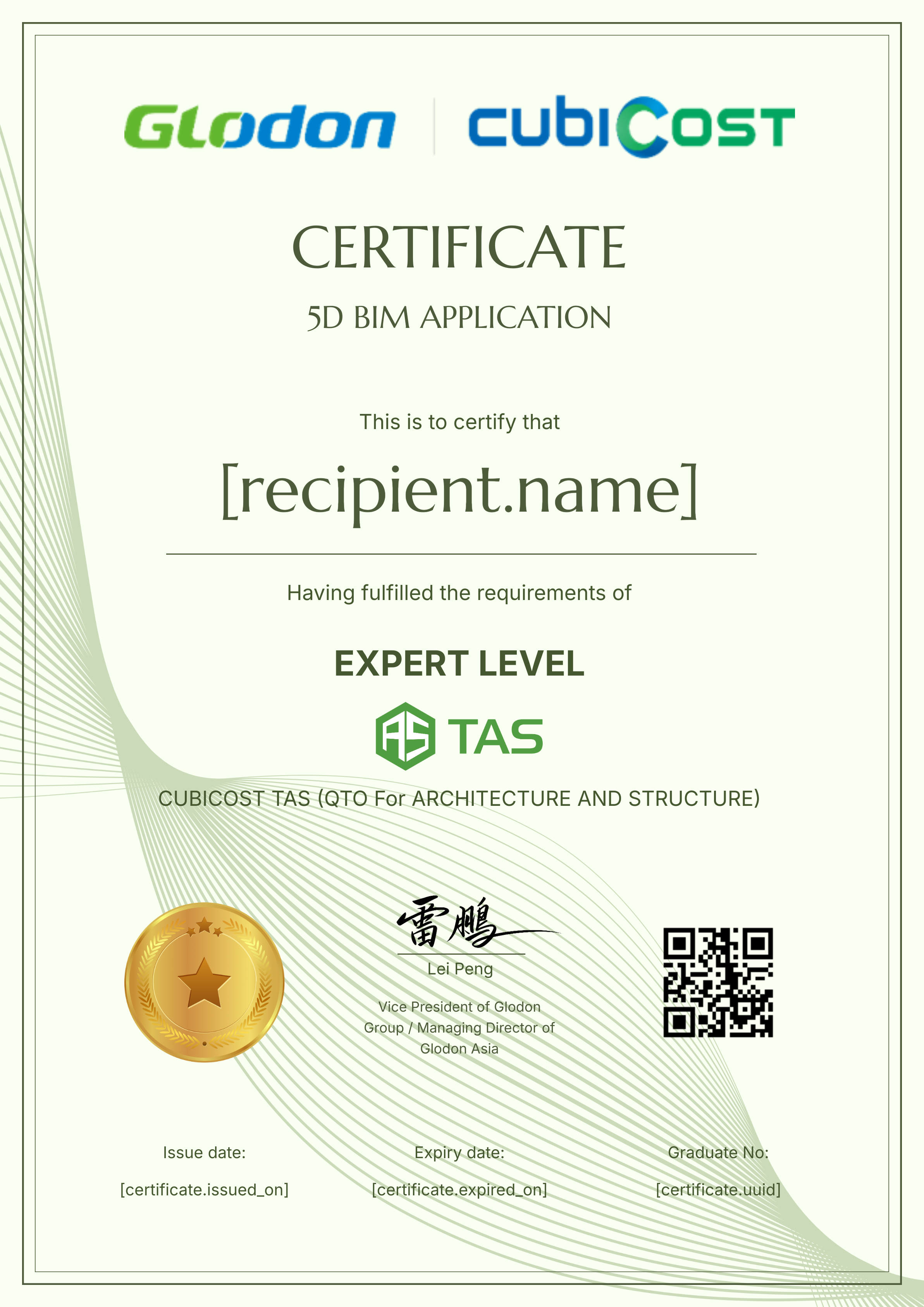 MY-TAS-EXPERT-PERSONAL certificate