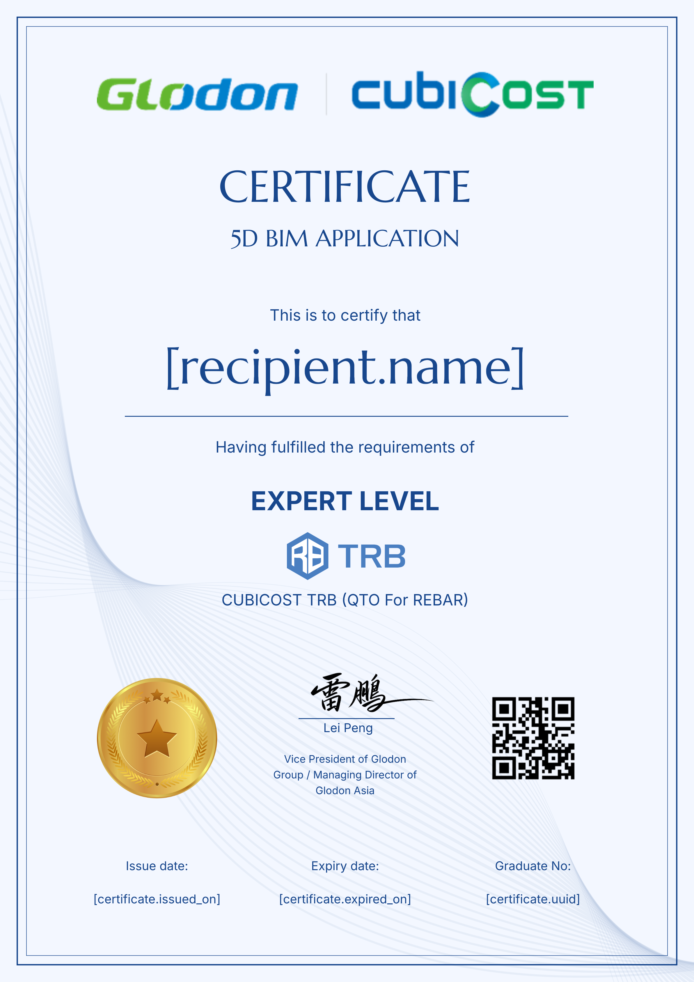 MY-TRB-EXPERT-PERSONAL certificate