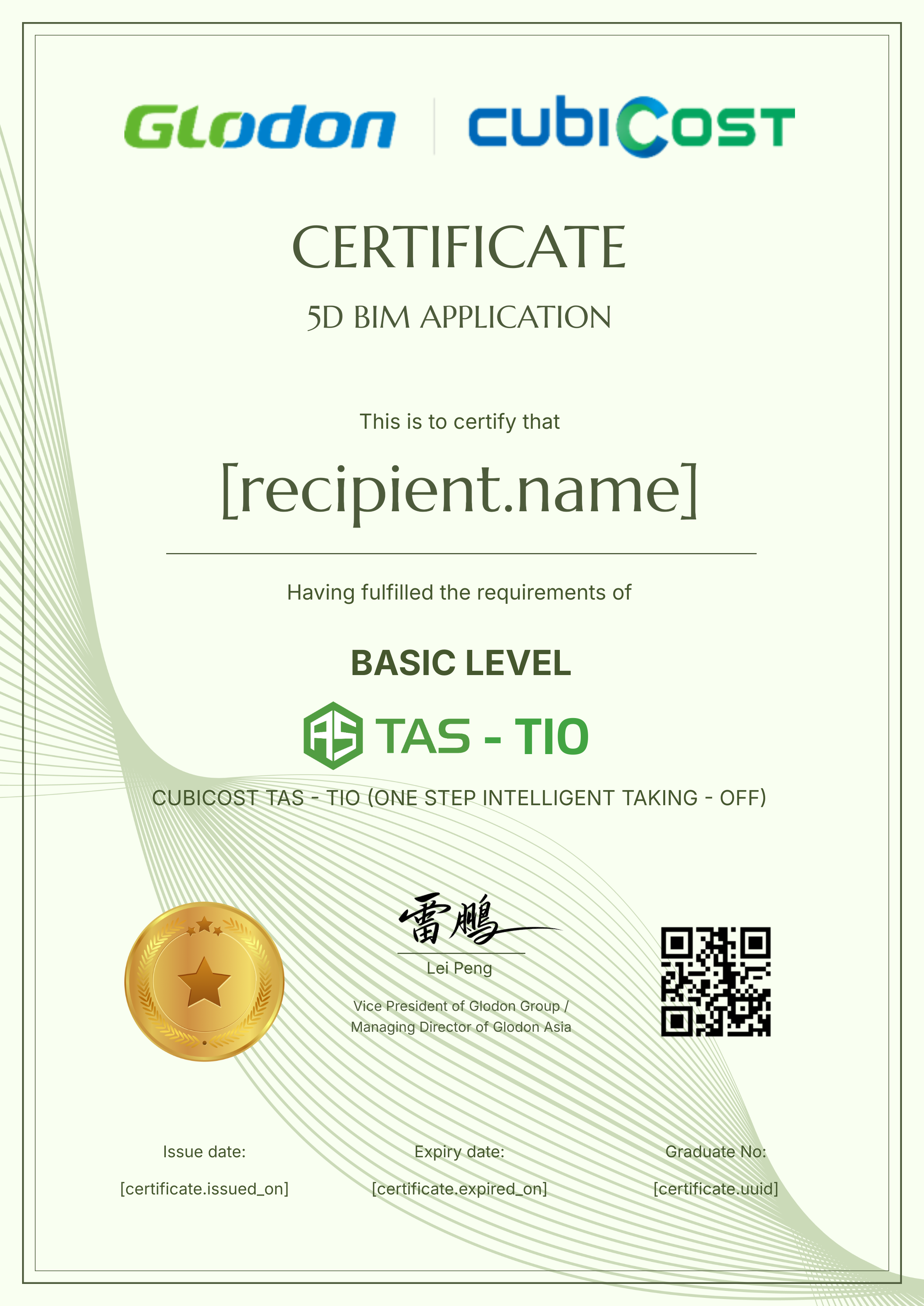 MY-TAS:TIO-BASIC-PERSONAL certificate