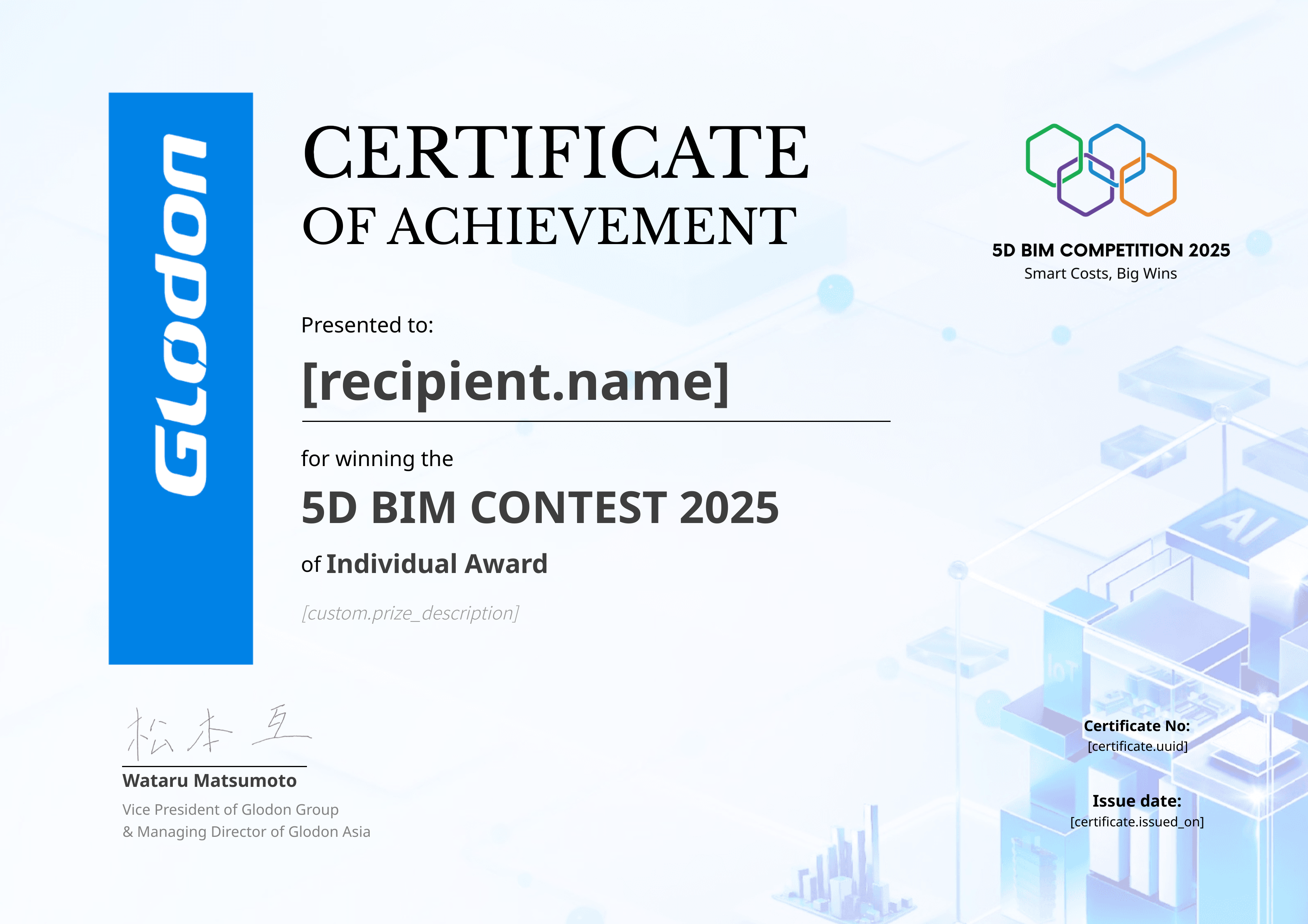 GIAI CA NHAN certificate