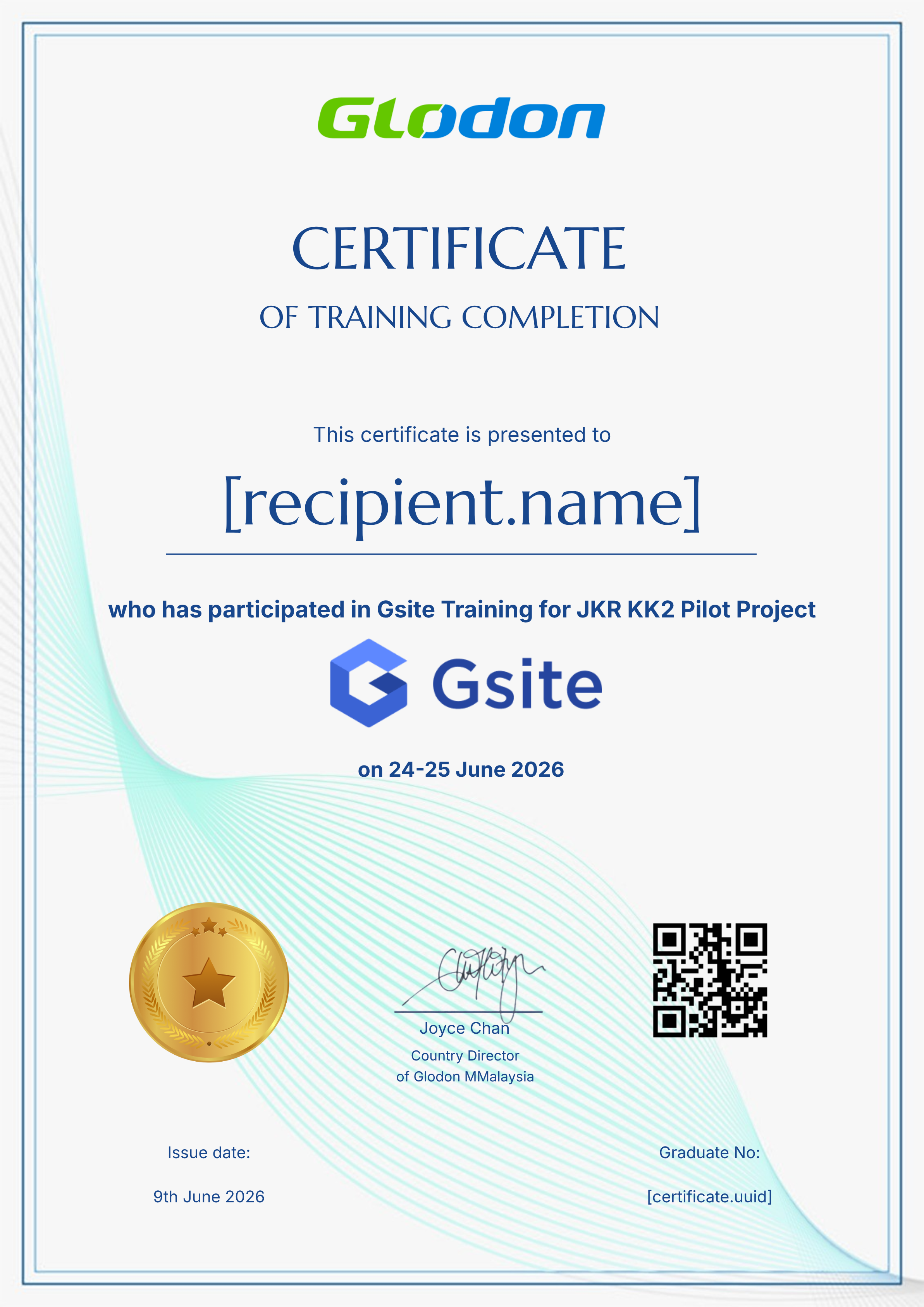 MY-GSITE TRAINING 2026
