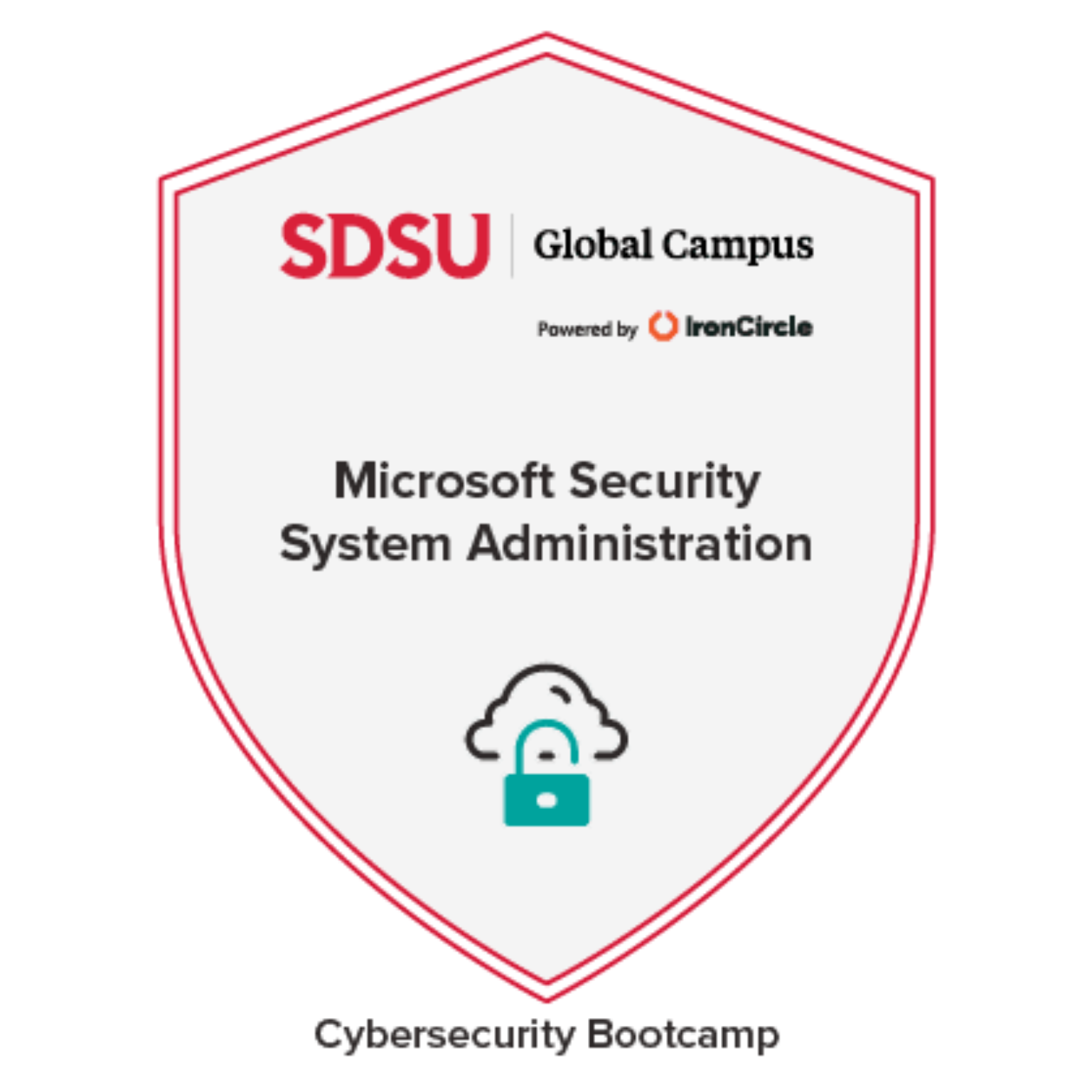 Microsoft Security System Administration badge