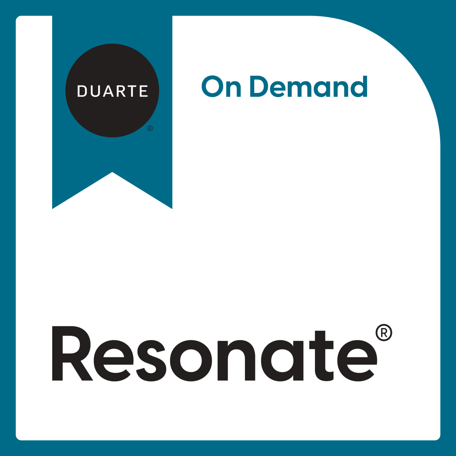 Resonate® on-demand badge