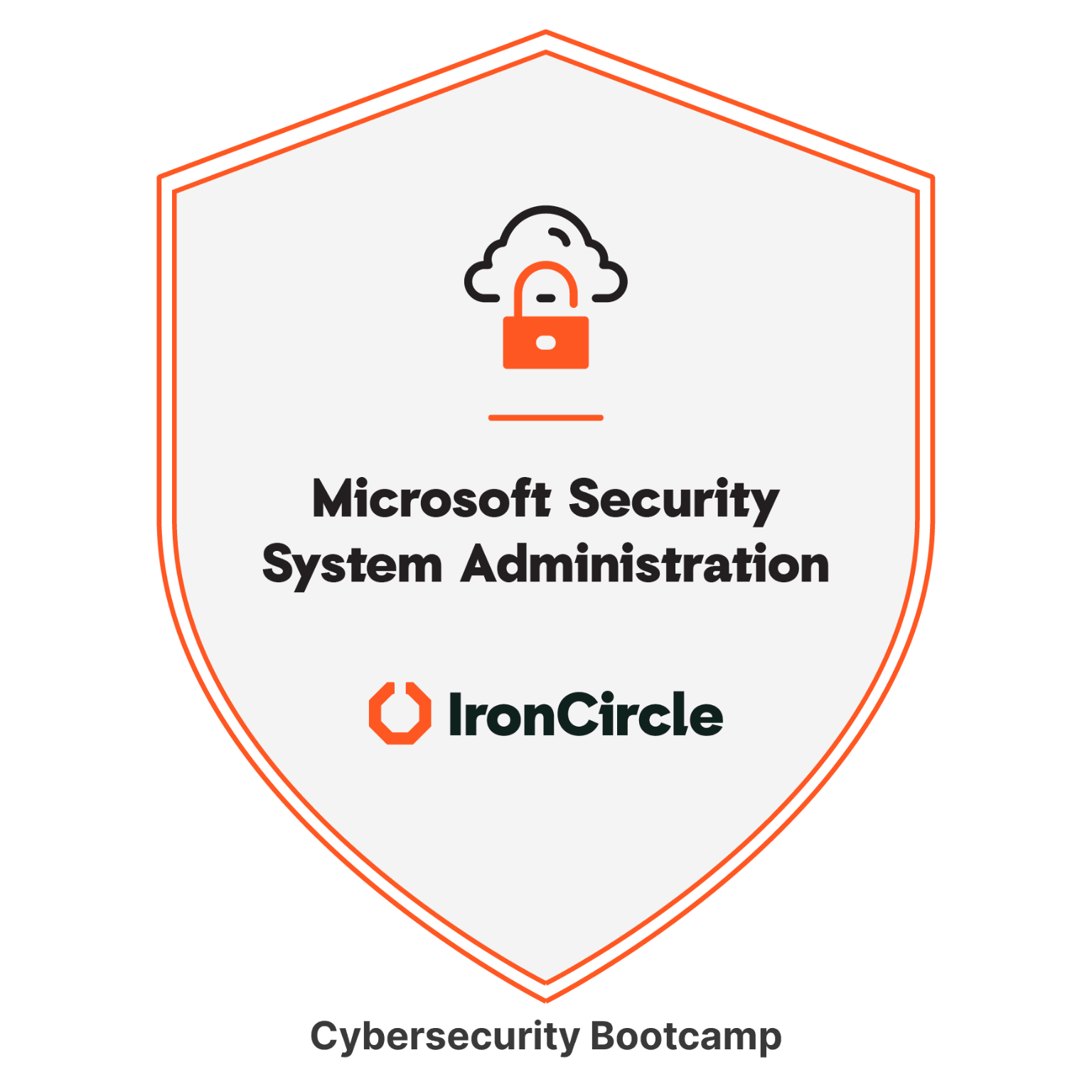 Microsoft Security System Administration badge