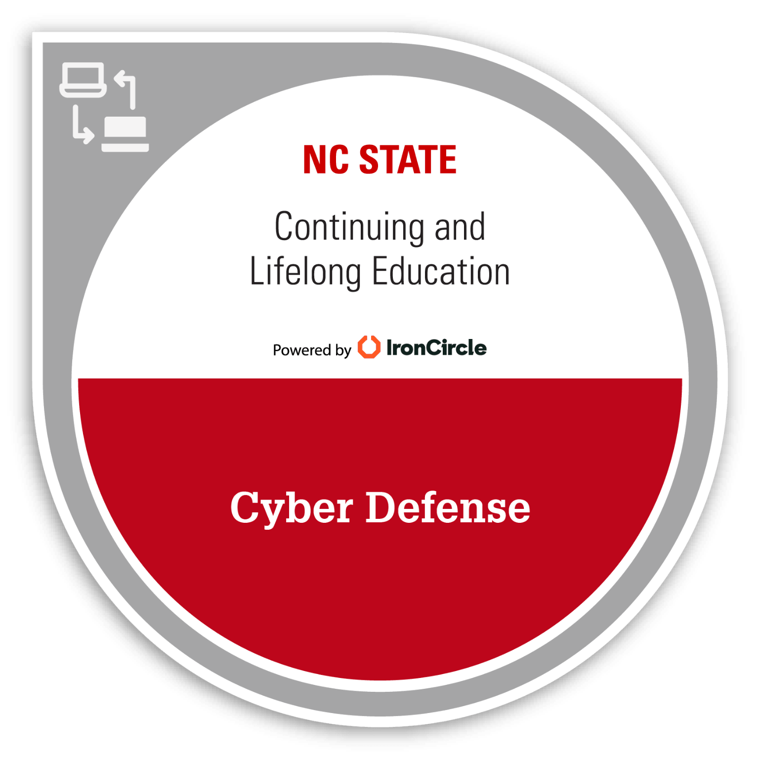 Cyber Defense badge