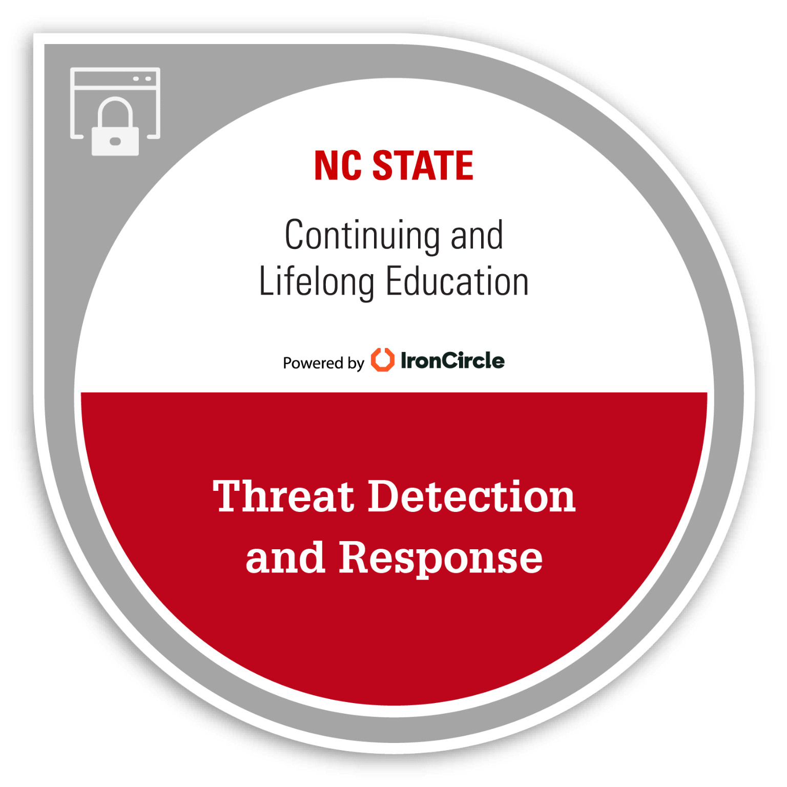 Threat Detection and Response badge
