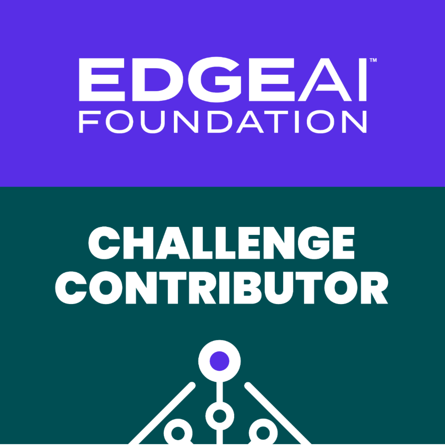 EDGE AI FOUNDATION Earth Guardian Challenge Contributor Badge badge