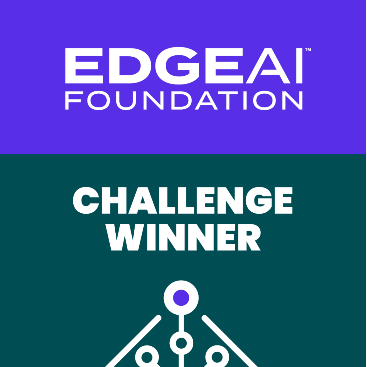 EDGE AI FOUNDATION Earth Guardian Challenge Winner Badge badge