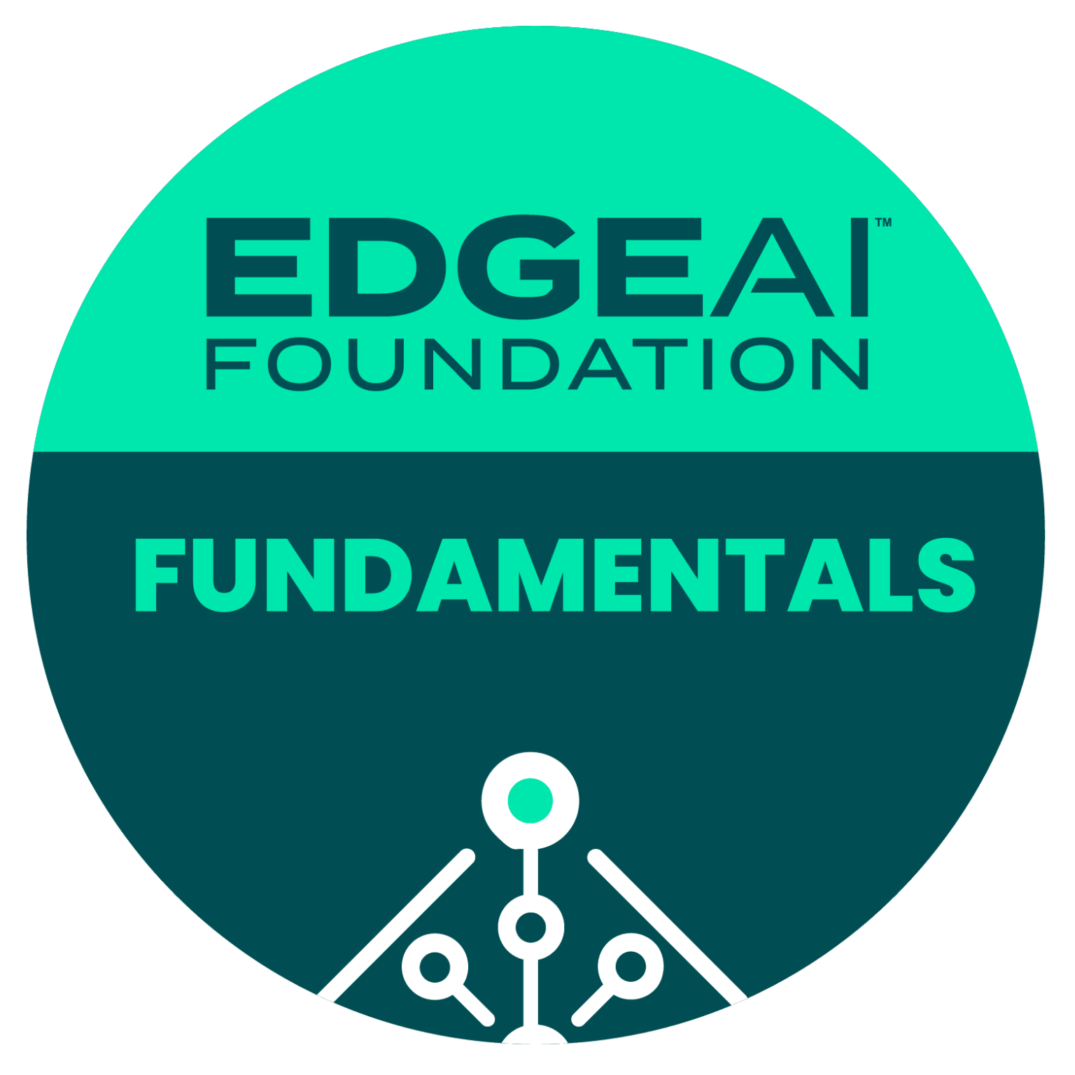 EDGE AI FOUNDATION Fundamentals Badge badge