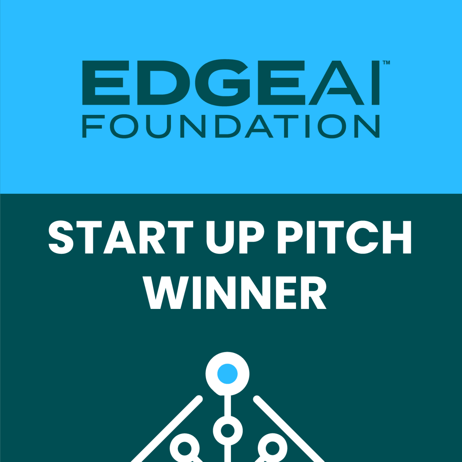 EDGE AI FOUNDATION Start Up Challenge Winner Badge badge