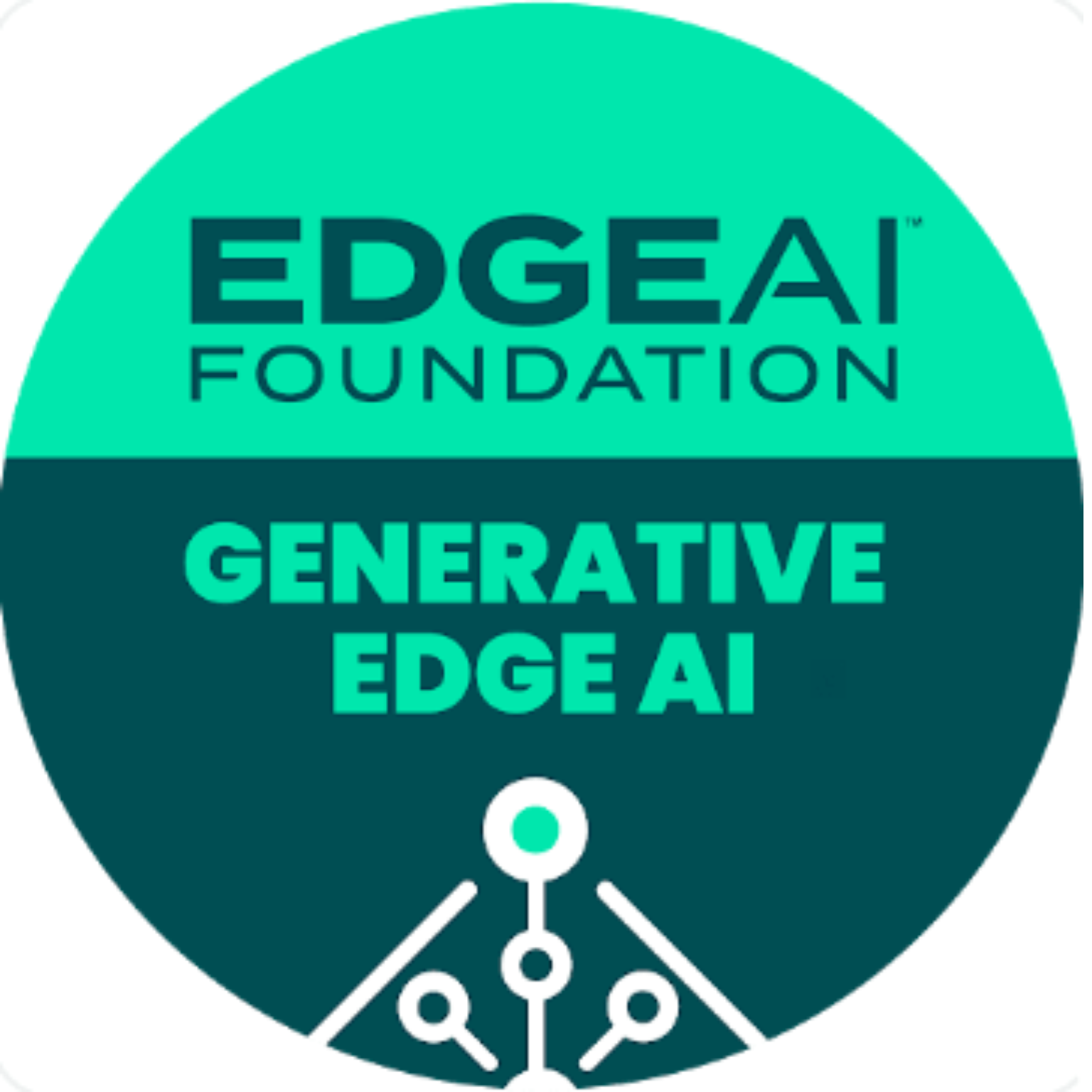 EDGE AI FOUNDATION Generative AI Badge badge