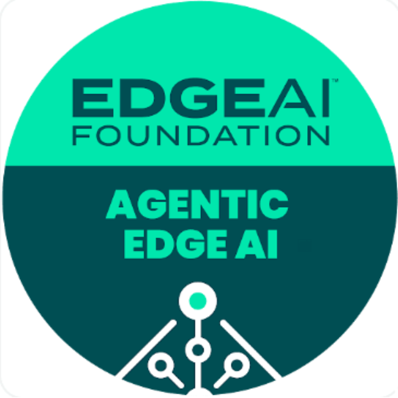 EDGE AI FOUNDATION Agentic AI Badge badge