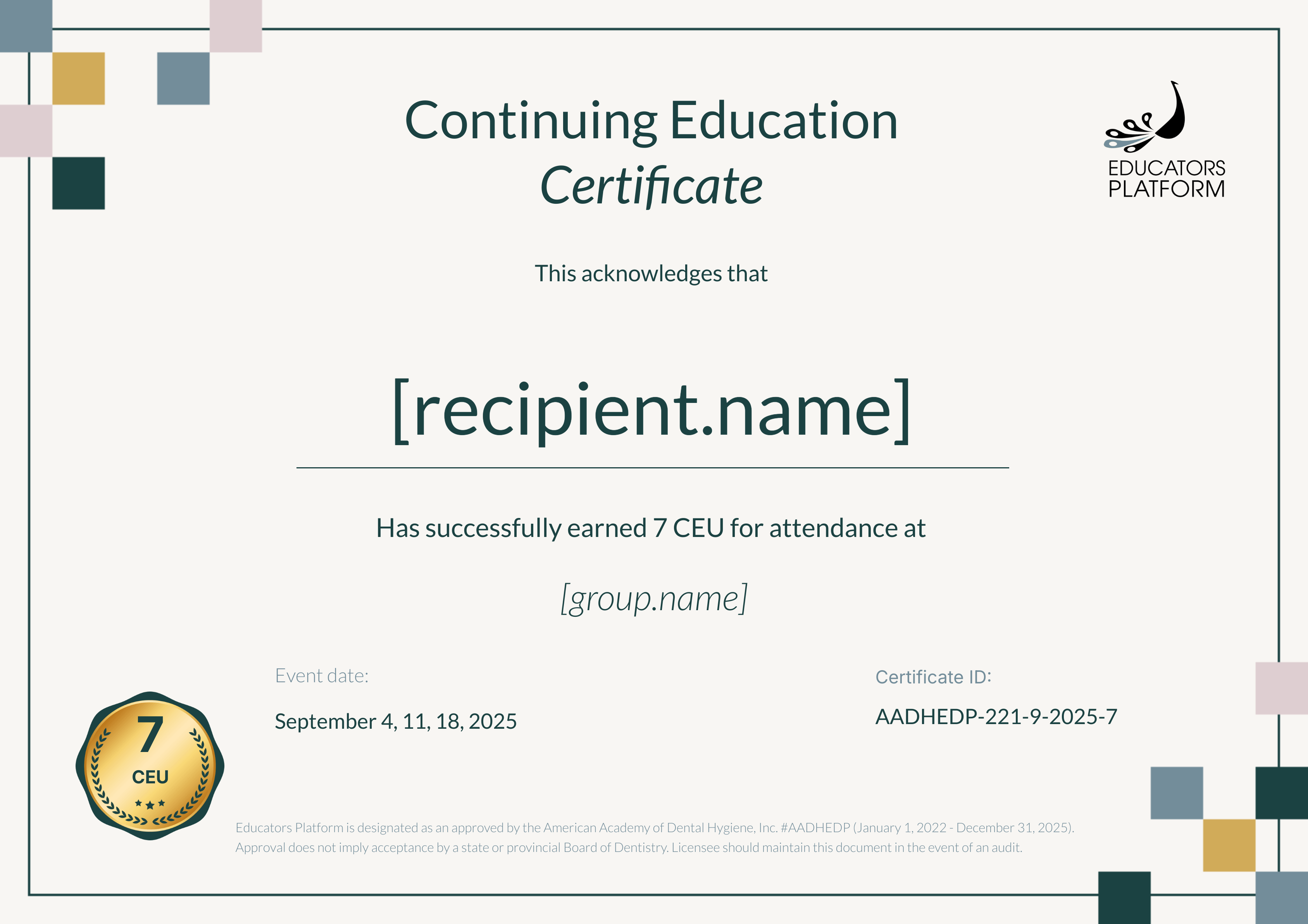 RISE - A Conference for Lab and Clinic Coordinators (2025) certificate thumbnail