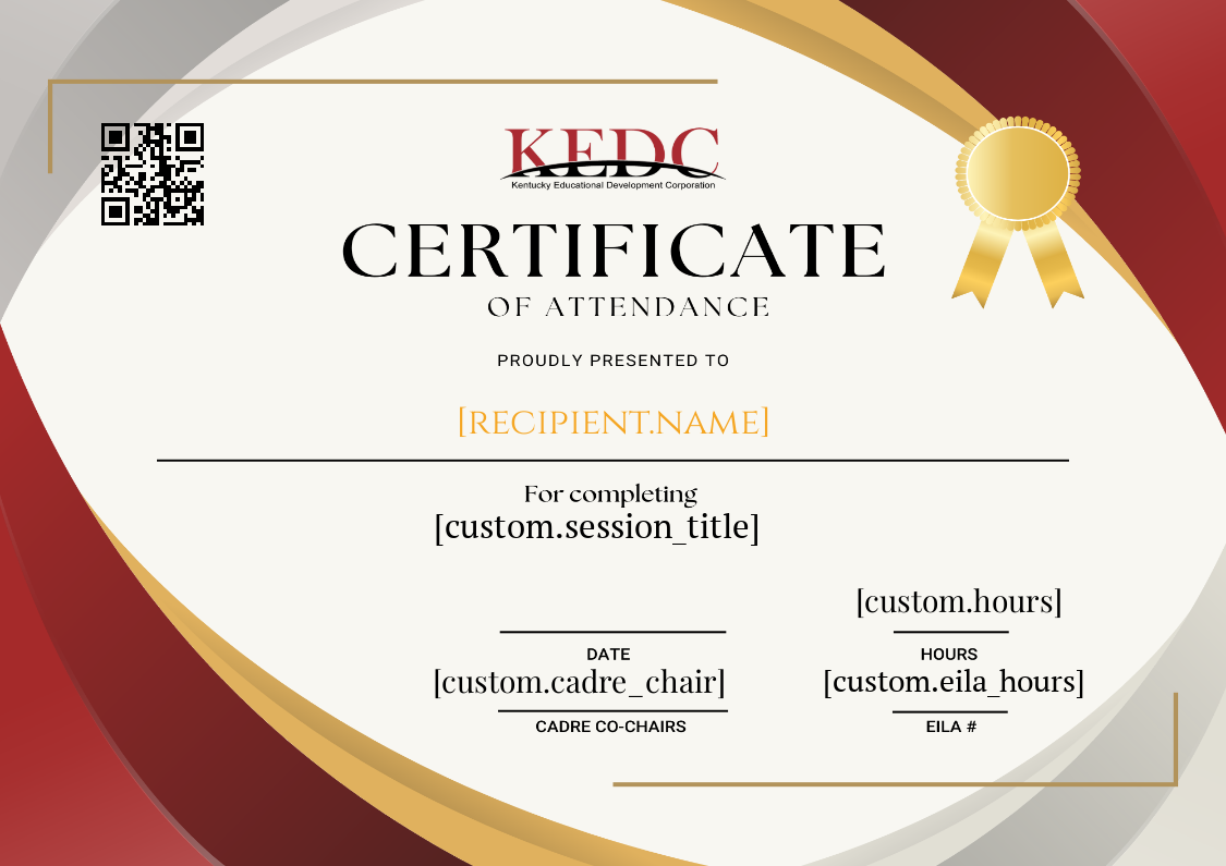 DAC Cadre Ashland certificate thumbnail