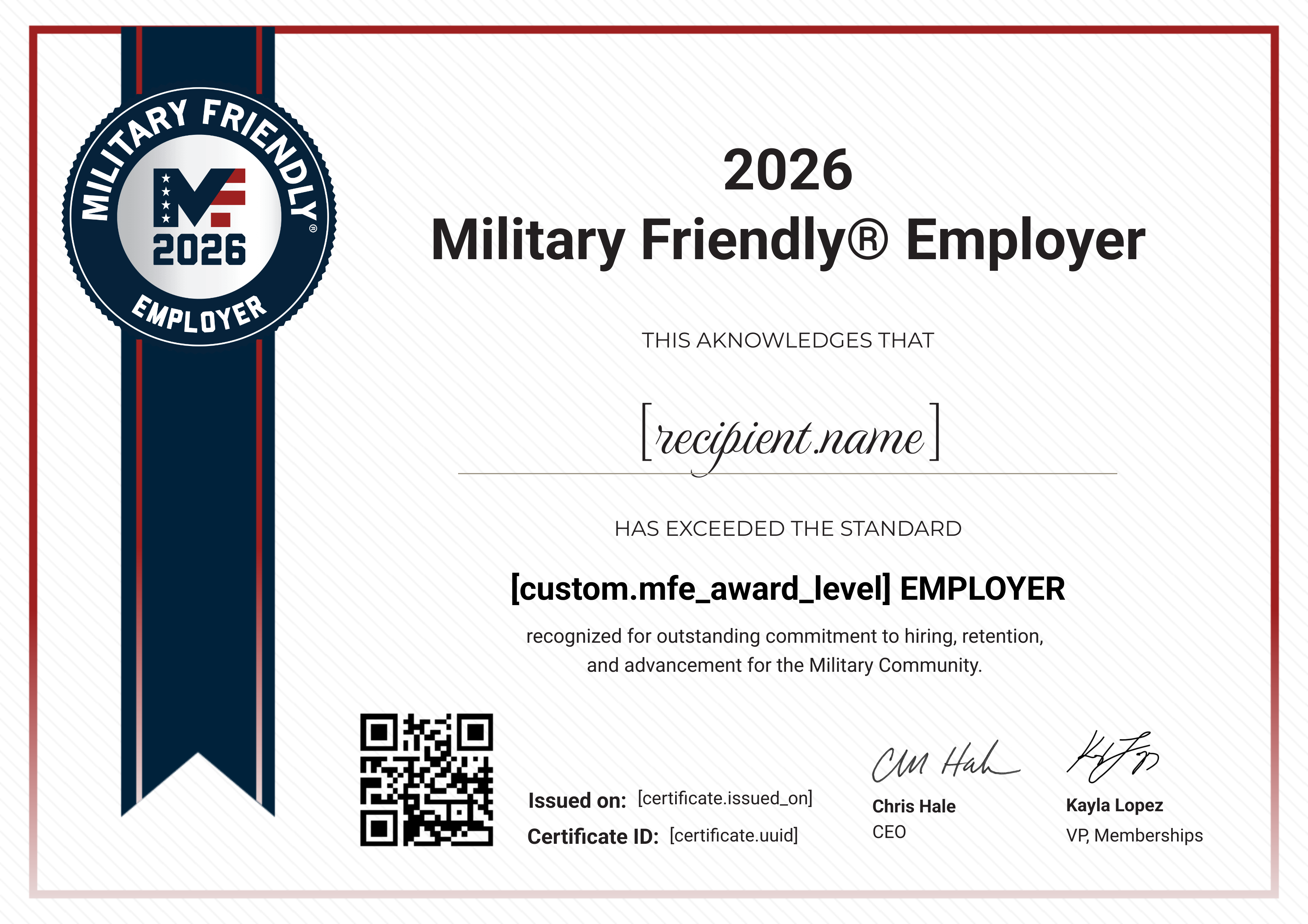 2026 MFE certificate