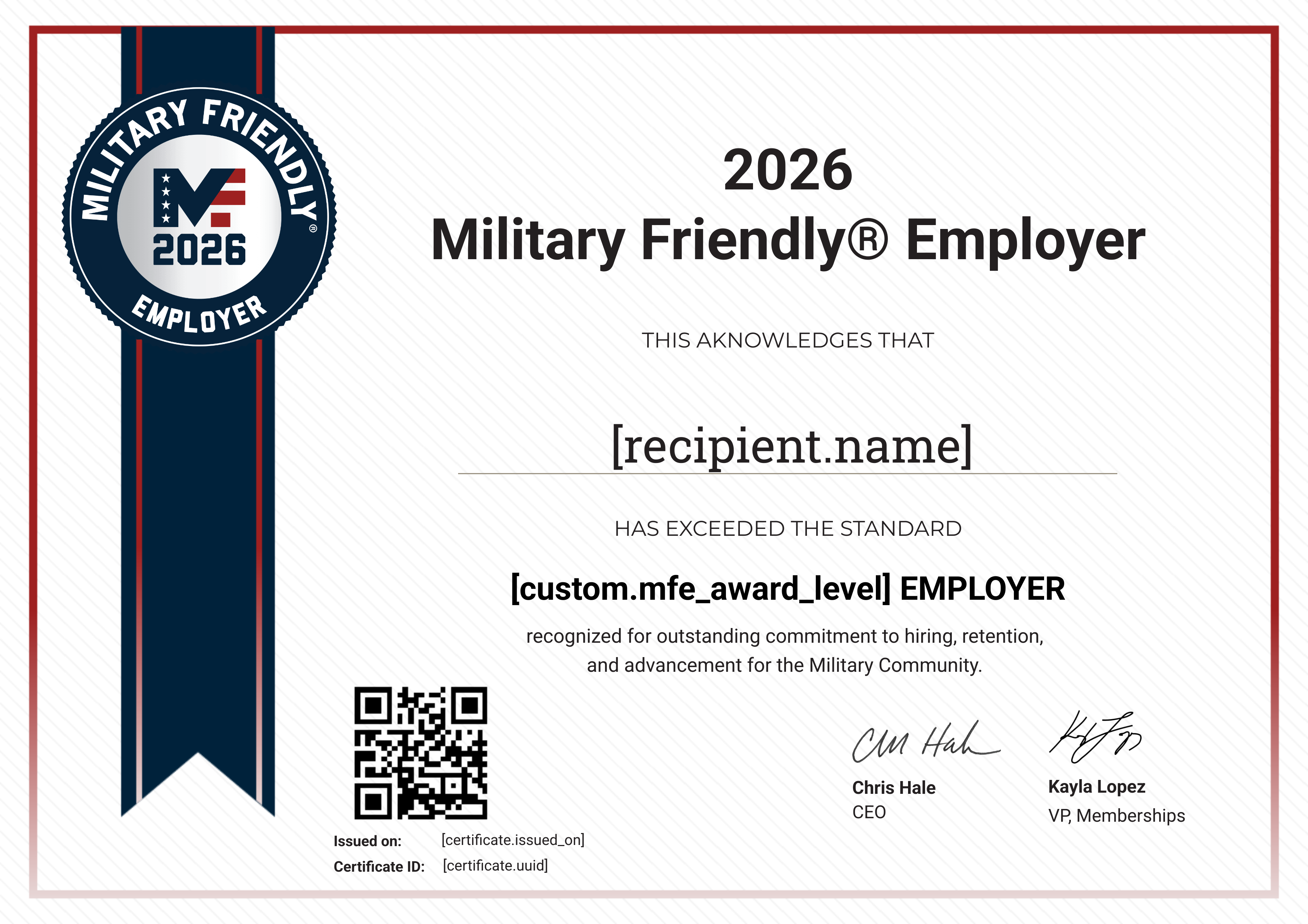 2026 MFE Top Ten- Basic Member Access certificate